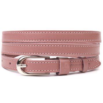 Вишуканий жіночий ремінь із натуральної шкіри Grande Pelle 21441 Рожевий 21441 фото