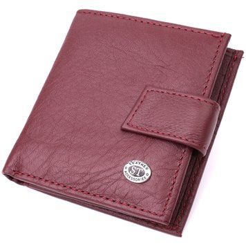 Компактний жіночий гаманець із натуральної шкіри ST Leather 22674 Бордовий 22674 фото