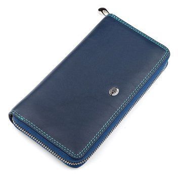 Гаманець жіночий ST Leather 18375 (SB71) на блискавці Синій 18375 фото