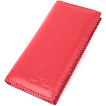 Вертикальний жіночий гаманець на магнітах із натуральної шкіри ST Leather 22539 Червоний 22540 фото