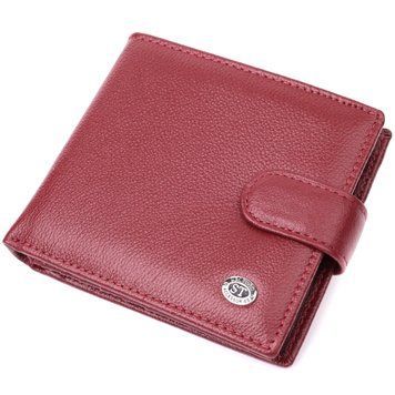 Практичний жіночий гаманець з натуральної шкіри ST Leather 22554 Бордовий 22554 фото