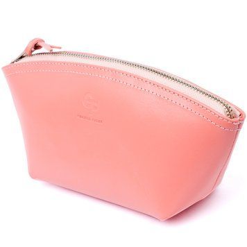 Жіноча косметичка зі шкіри Amelin GRANDE PELLE 11299 Пудровая 11300 фото
