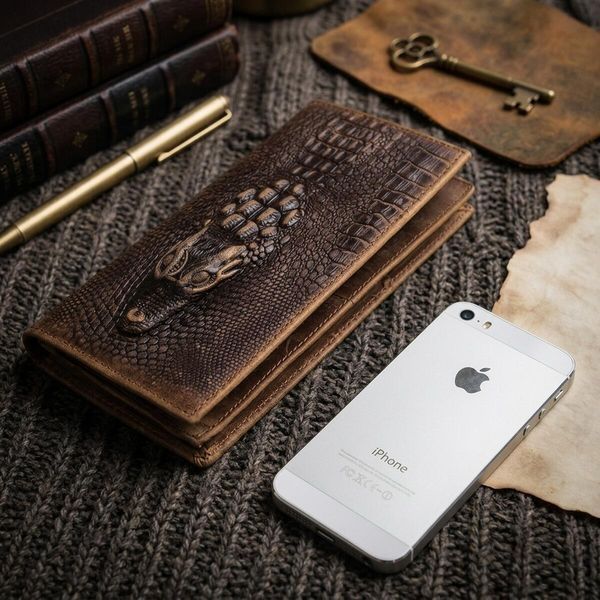 Купюрник чоловічий Vintage 14381 шкіряний Коричневий 14381 фото