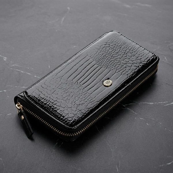 Гаманець жіночий ST Leather 18437 (S7001A) натуральна шкіра Чорний 18438 фото
