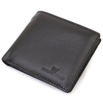 Чоловіче портмоне з натуральної шкіри ST Leather 22734 Чорний 22734 фото